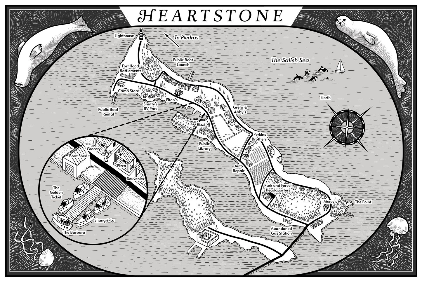 Heartstone Island Map