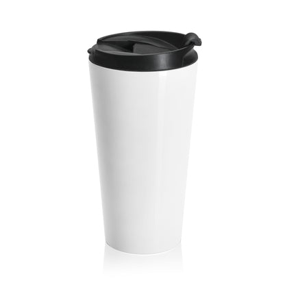 Stainless Steel Travel Mug - "Coffee Books Murder"
