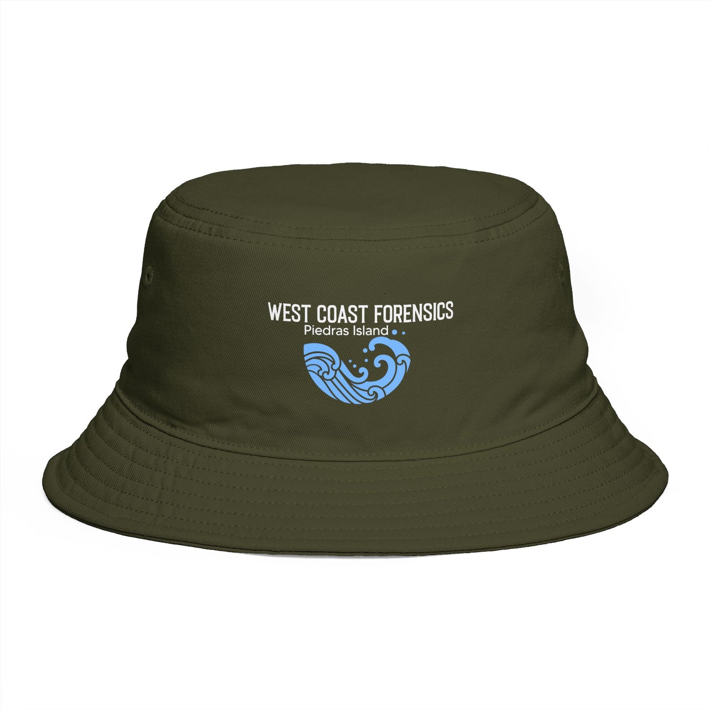 Piedras Island WCF Bucket Hat, perfect for walking on the beach (Cooper Springs) or hiking on Piedras--or anywhere else.