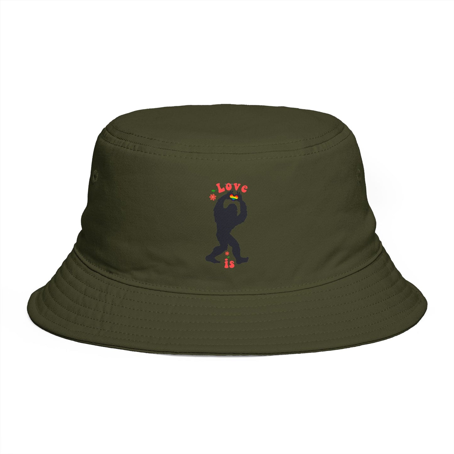 Sasquatch 'Love Is' Bucket Hat