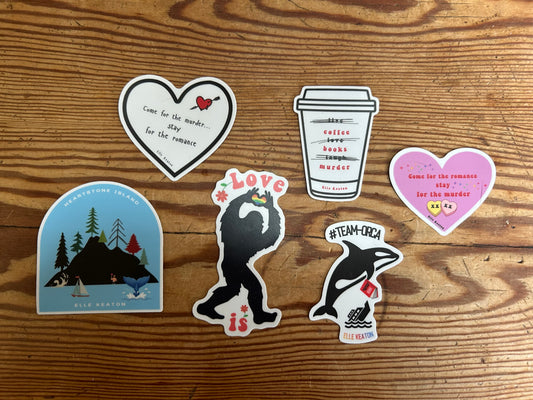 Sticker Pack 6 exclusive Elle-verse whimsy vinyl stickers